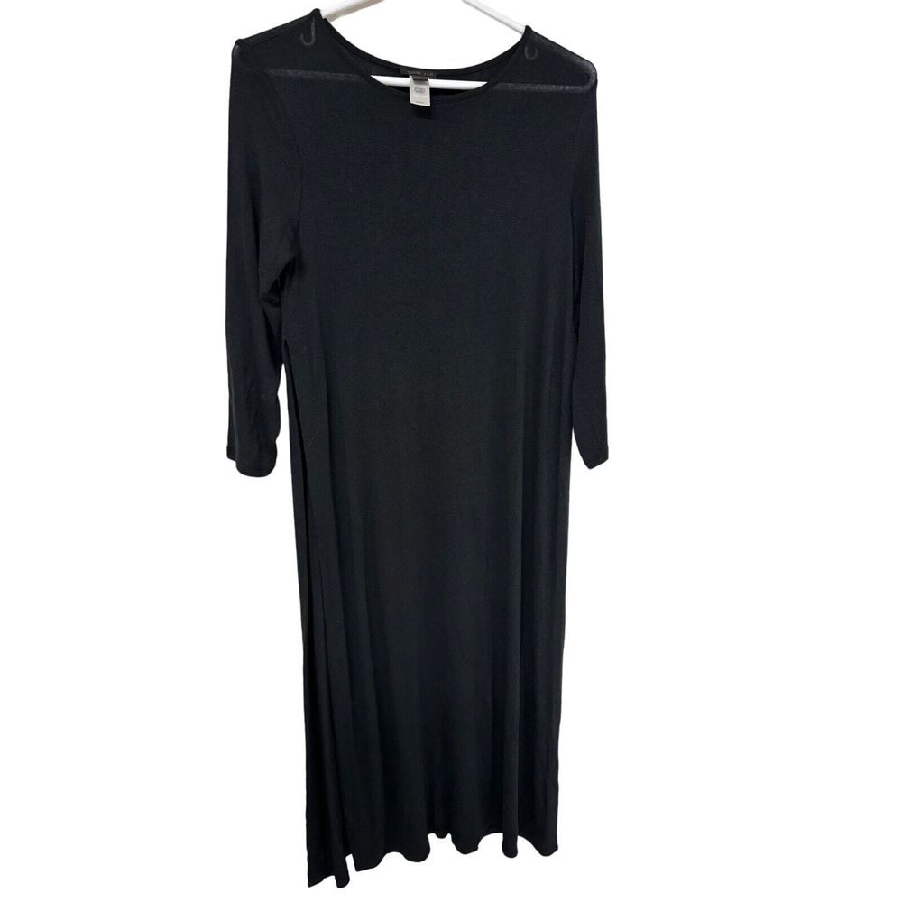 J. Jill Wearever Collection Black Dress Comfortable Womens Size XS‎